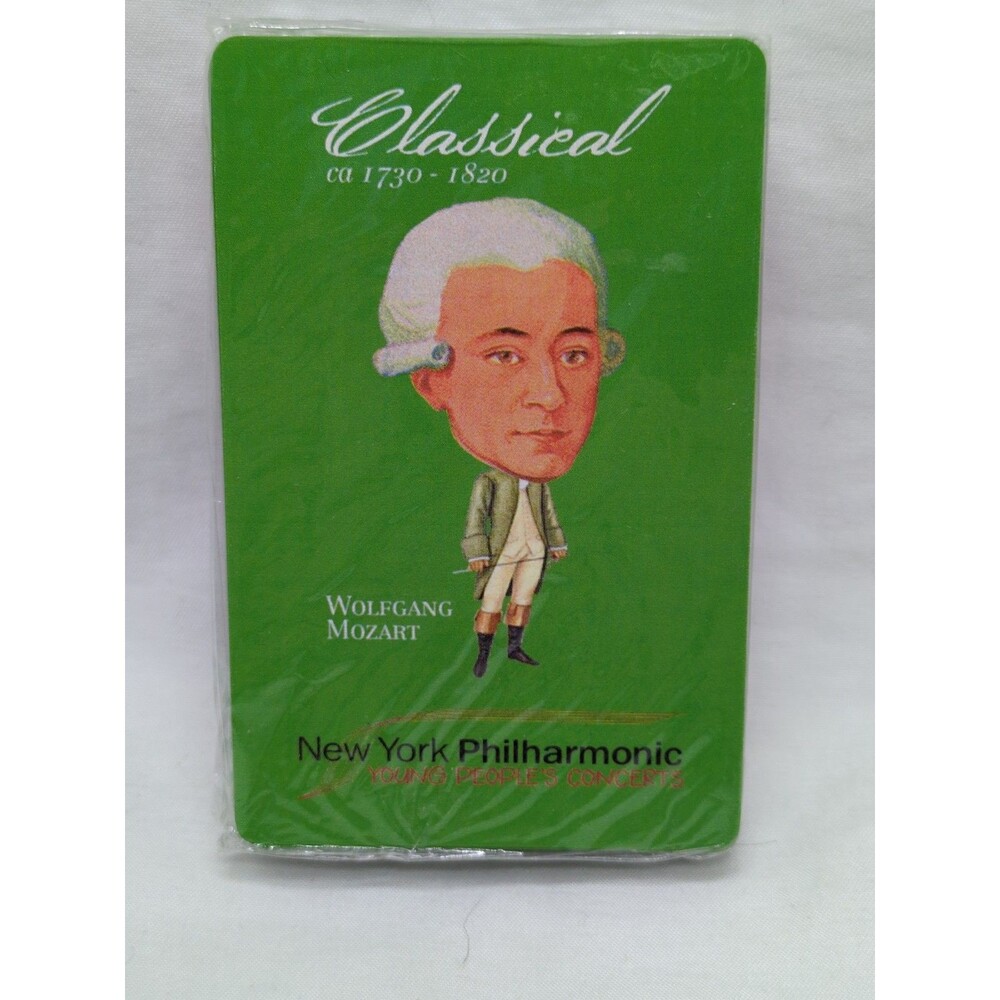 Vintage Wolfgang Mozart Classical Ca 1730-1820 Playing Card Deck